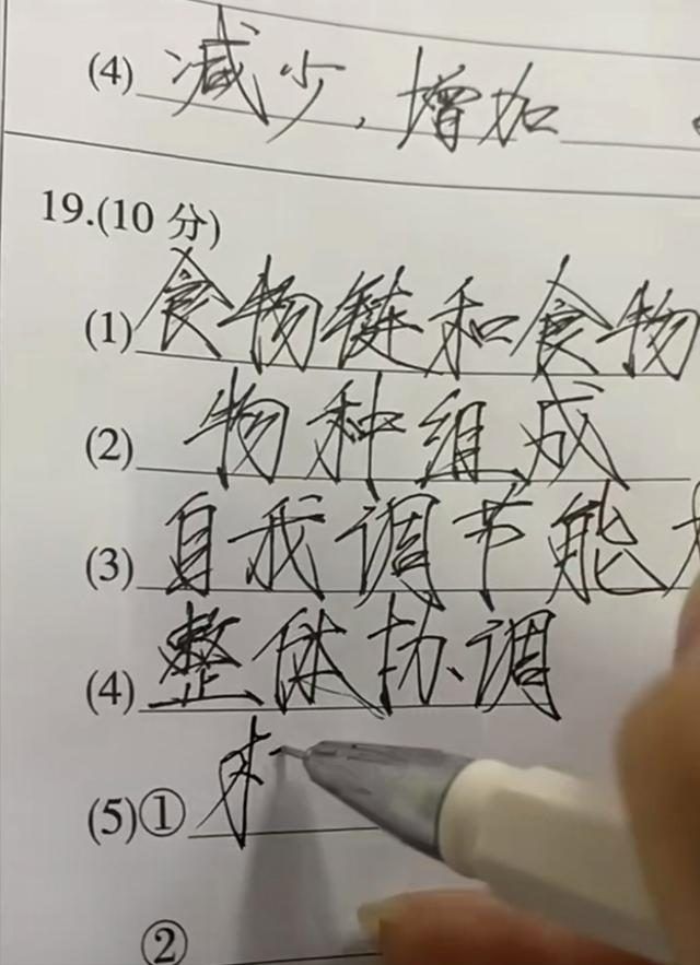女高中生苦练“瘦金体”却被老师0分警告:别挑战考试的底线(图3)